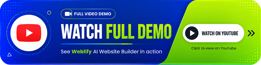 Weblify - AI Website Builder SaaS Platform (MERN Stack)